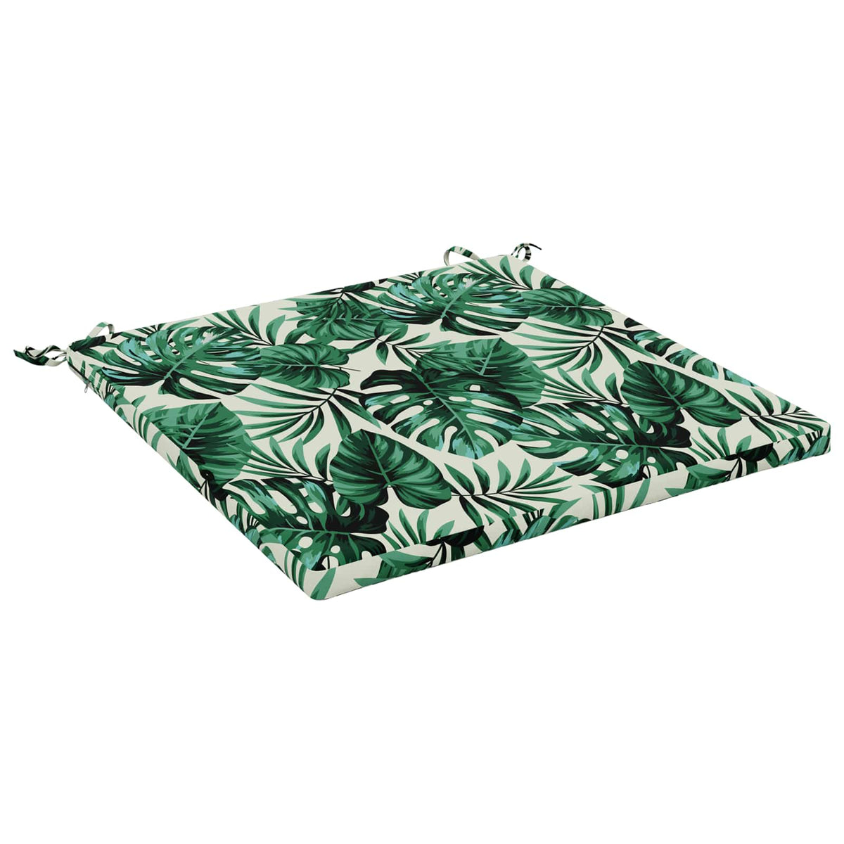 vidaXL 1-Piece Seat Cushion SOEST 100% Polyester Leaf Pattern