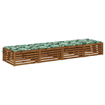 vidaXL 4-Piece Seat Cushions SOEST 4 pcs 100% Polyester Leaf Pattern
