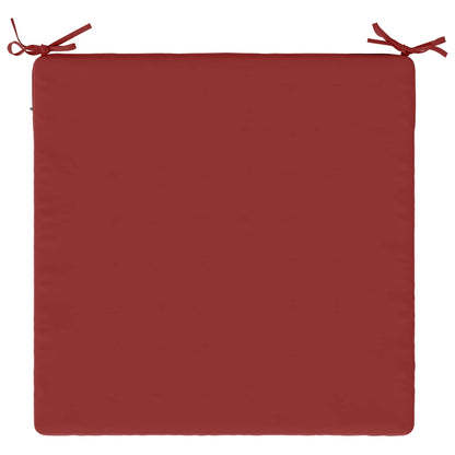 vidaXL 4-Piece Seat Cushions SOEST 4 pcs 100% Polyester Wine Red