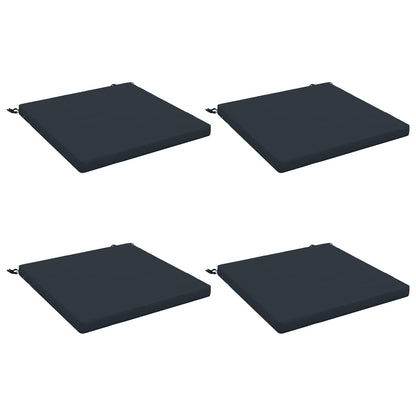 vidaXL Seat Cushions SOEST 4 pcs 100% Polyester Dark Blue