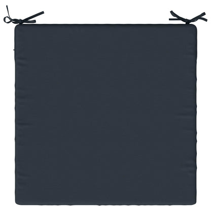 vidaXL Seat Cushions SOEST 4 pcs 100% Polyester Dark Blue