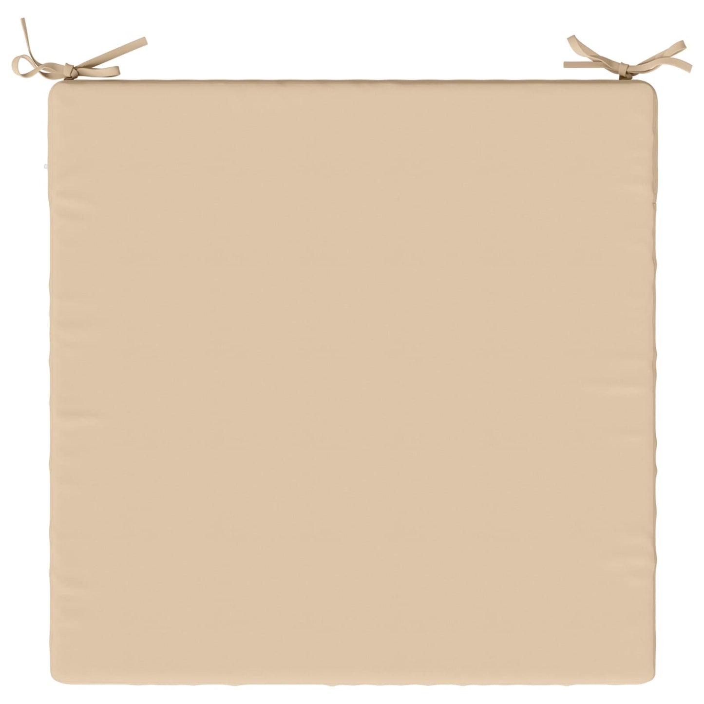 vidaXL 1-Piece Seat Cushion SOEST 100% Polyester Cream 70 x 70 x 5 cm