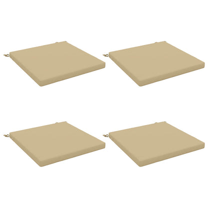 vidaXL 4-Piece Seat Cushions SOEST 4 pcs 100% Polyester Beige