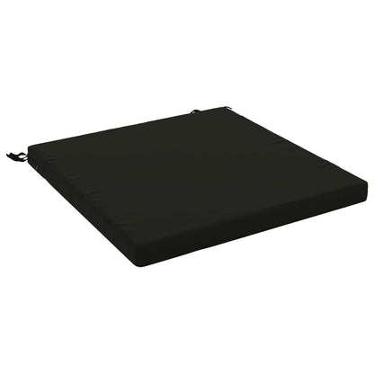 vidaXL 1-Piece Seat Cushion SOEST 100% Polyester Black 70 x 70 x 5 cm