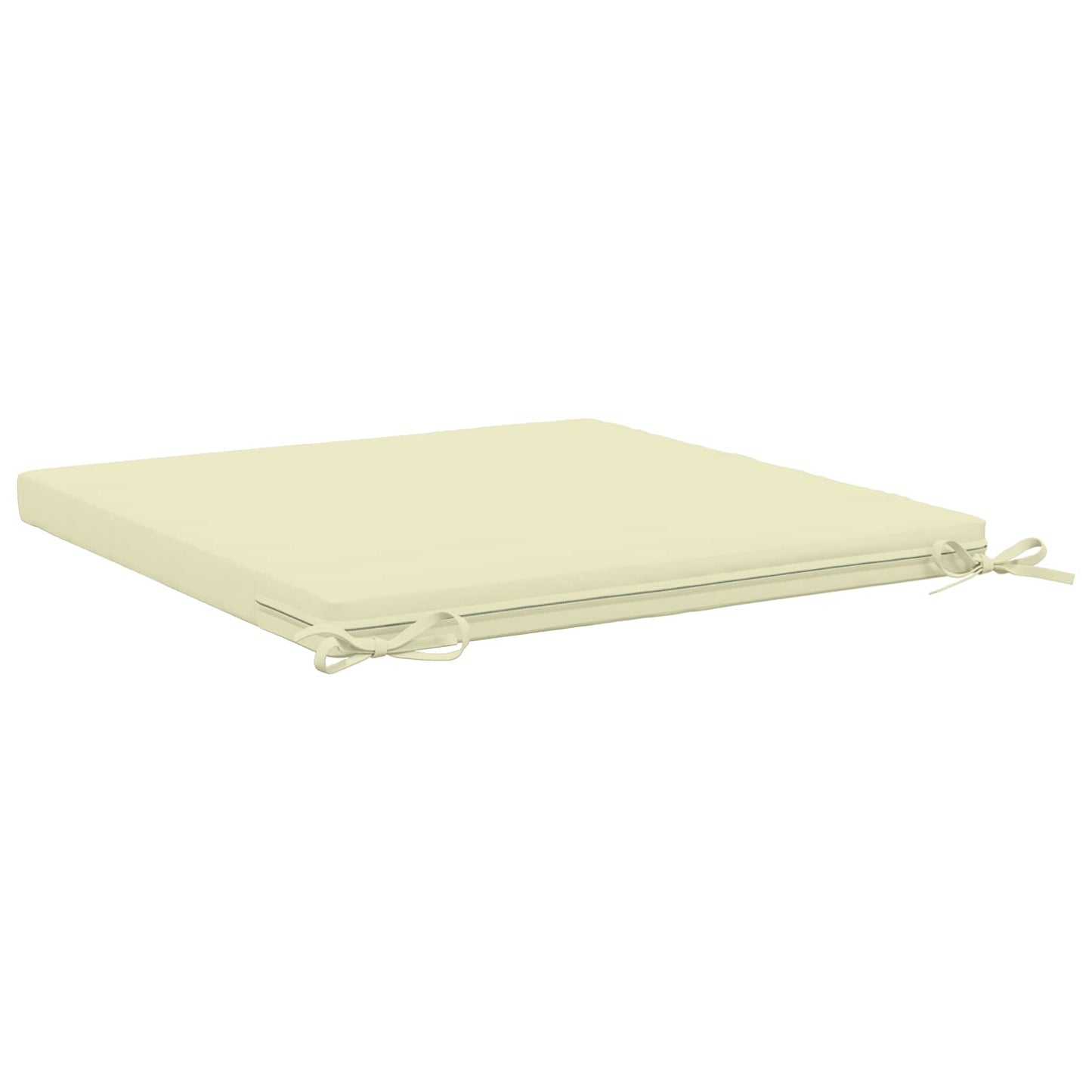 vidaXL 1-Piece Seat Cushion SOEST 100% Polyester Cream 70 x 70 x 5 cm