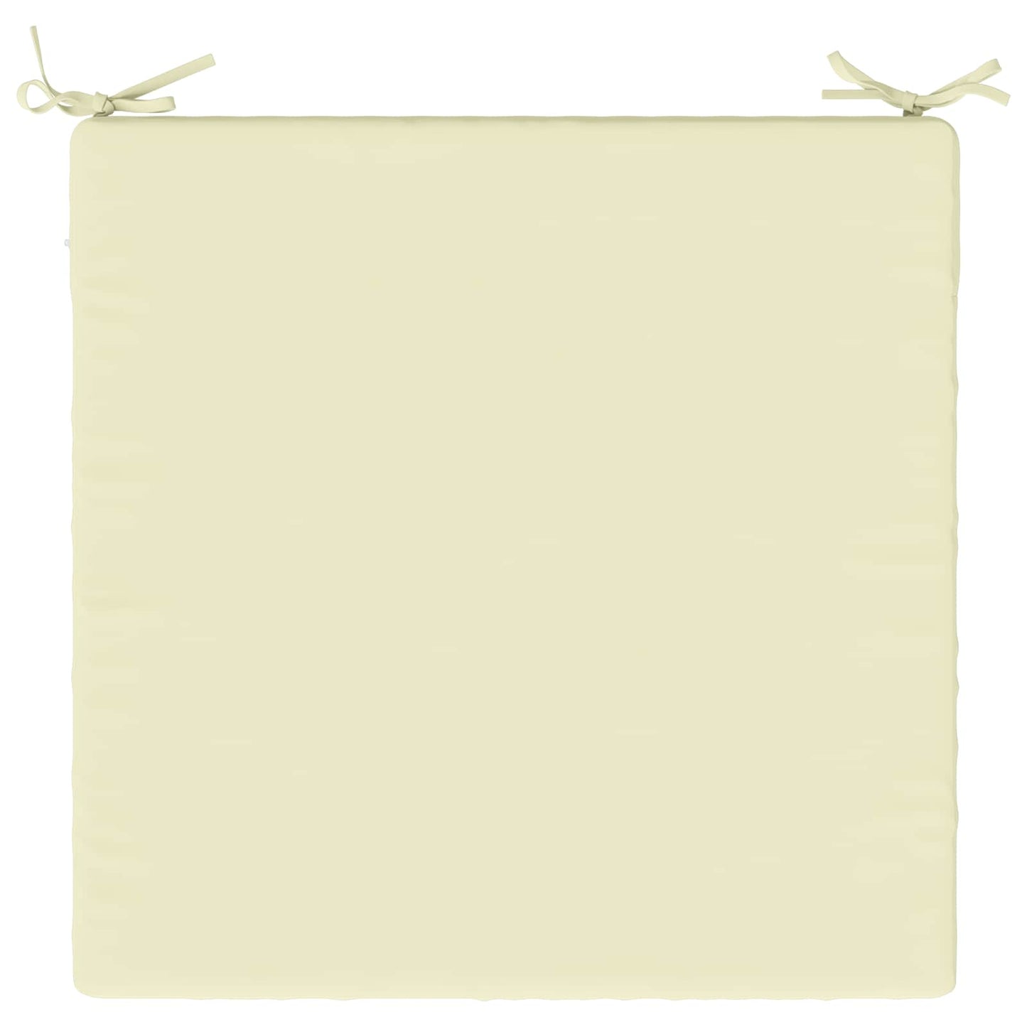 vidaXL 1-Piece Seat Cushion SOEST 100% Polyester Cream 70 x 70 x 5 cm