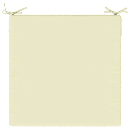 vidaXL 1-Piece Seat Cushion SOEST 100% Polyester Cream 70 x 70 x 5 cm