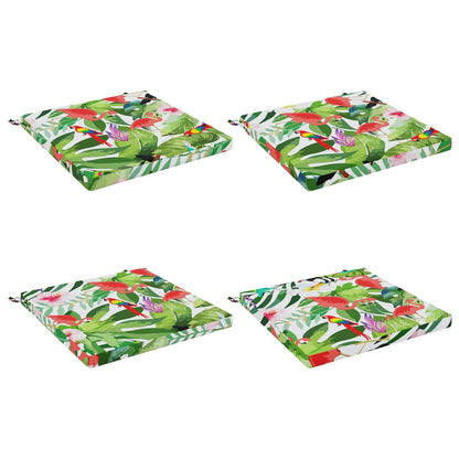 vidaXL 4-Piece Seat Cushions SOEST 4 pcs 100% Polyester Multicolour
