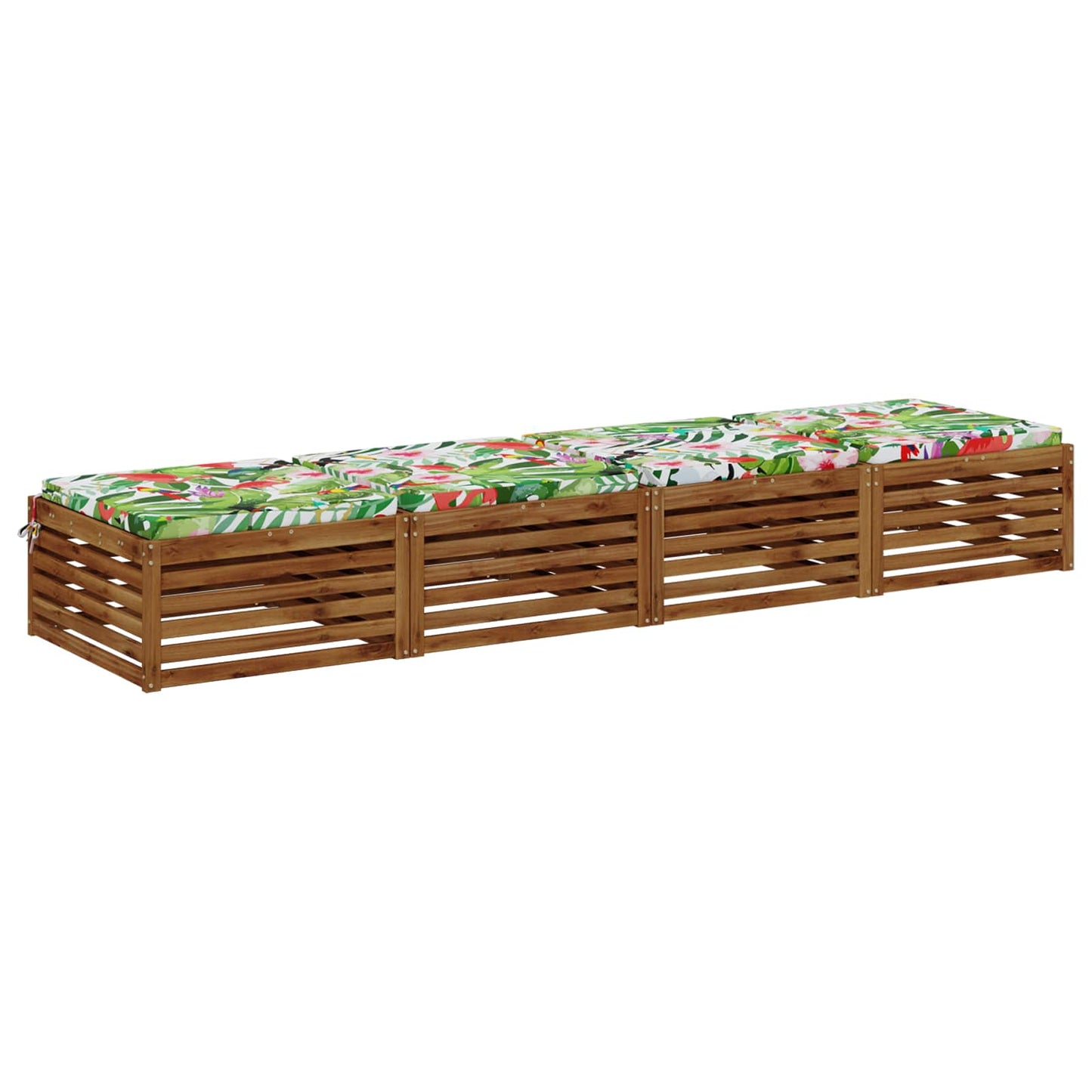 vidaXL 4-Piece Seat Cushions SOEST 4 pcs 100% Polyester Multicolour
