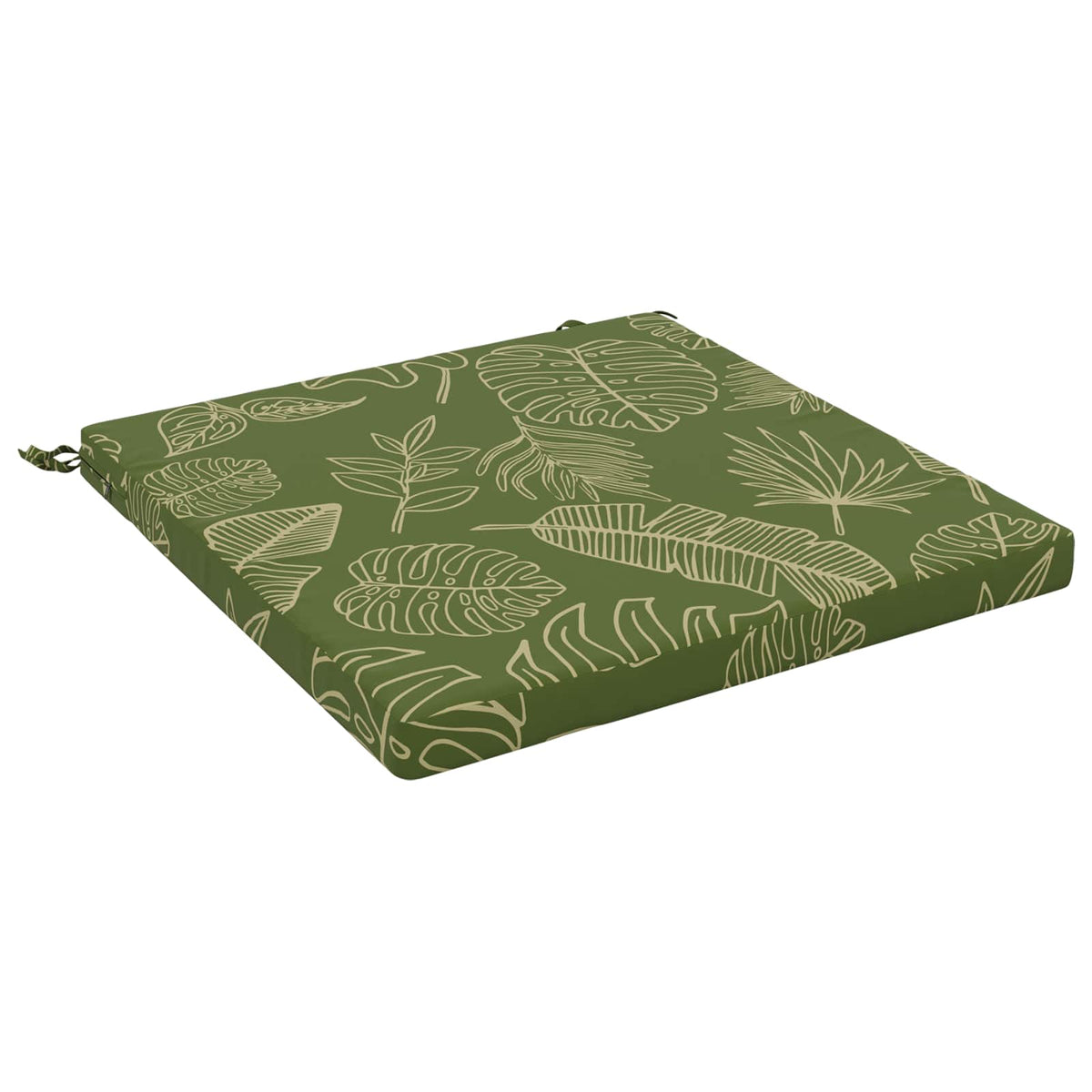 vidaXL 1-Piece Seat Cushion SOEST 100% Polyester Leaf Design