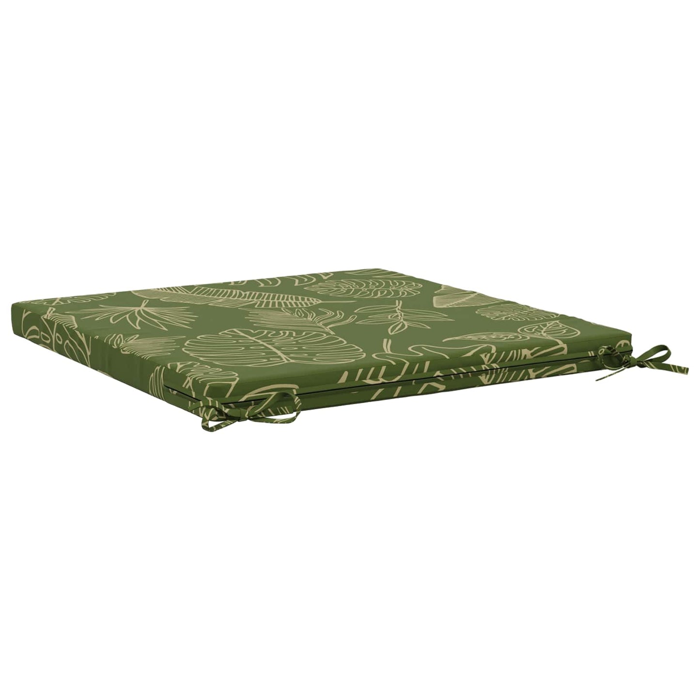 vidaXL 4-Piece Seat Cushions SOEST 4 pcs 100% Polyester Leaf Design