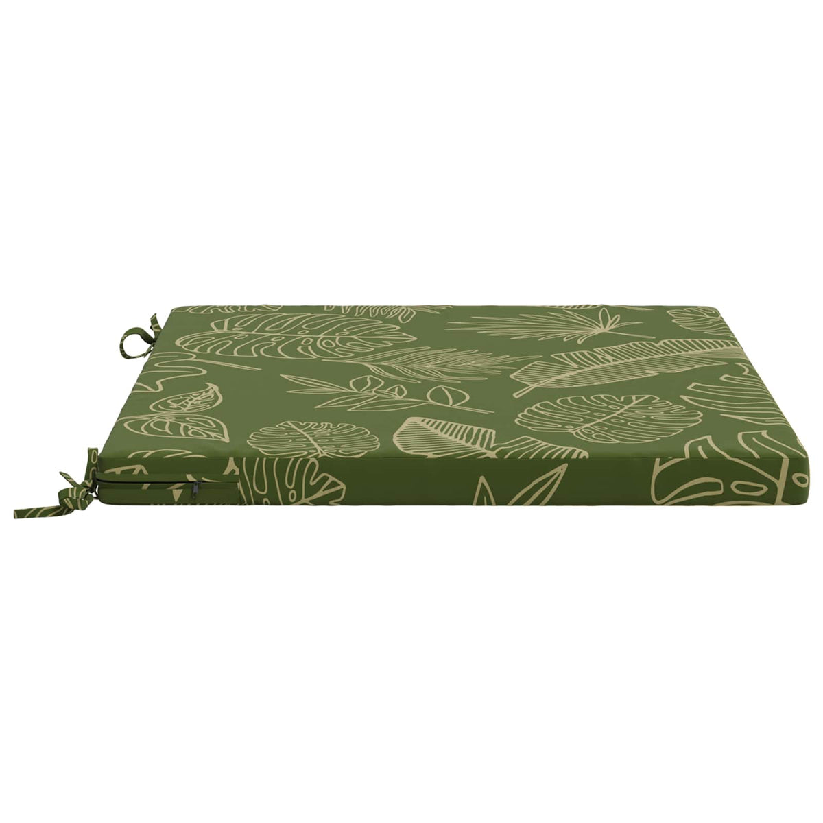 vidaXL 4-Piece Seat Cushions SOEST 4 pcs 100% Polyester Leaf Design