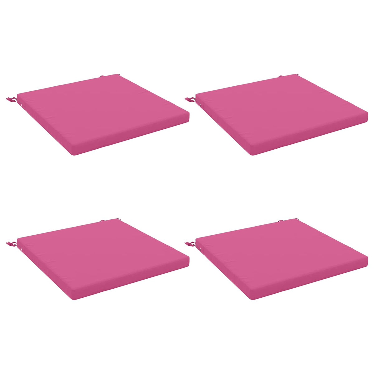 vidaXL 4-Piece Seat Cushions SOEST 4 pcs 100% Polyester Pink