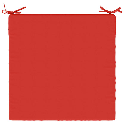 vidaXL 1-Piece Seat Cushion SOEST 100% Polyester Red 70 x 70 x 5 cm
