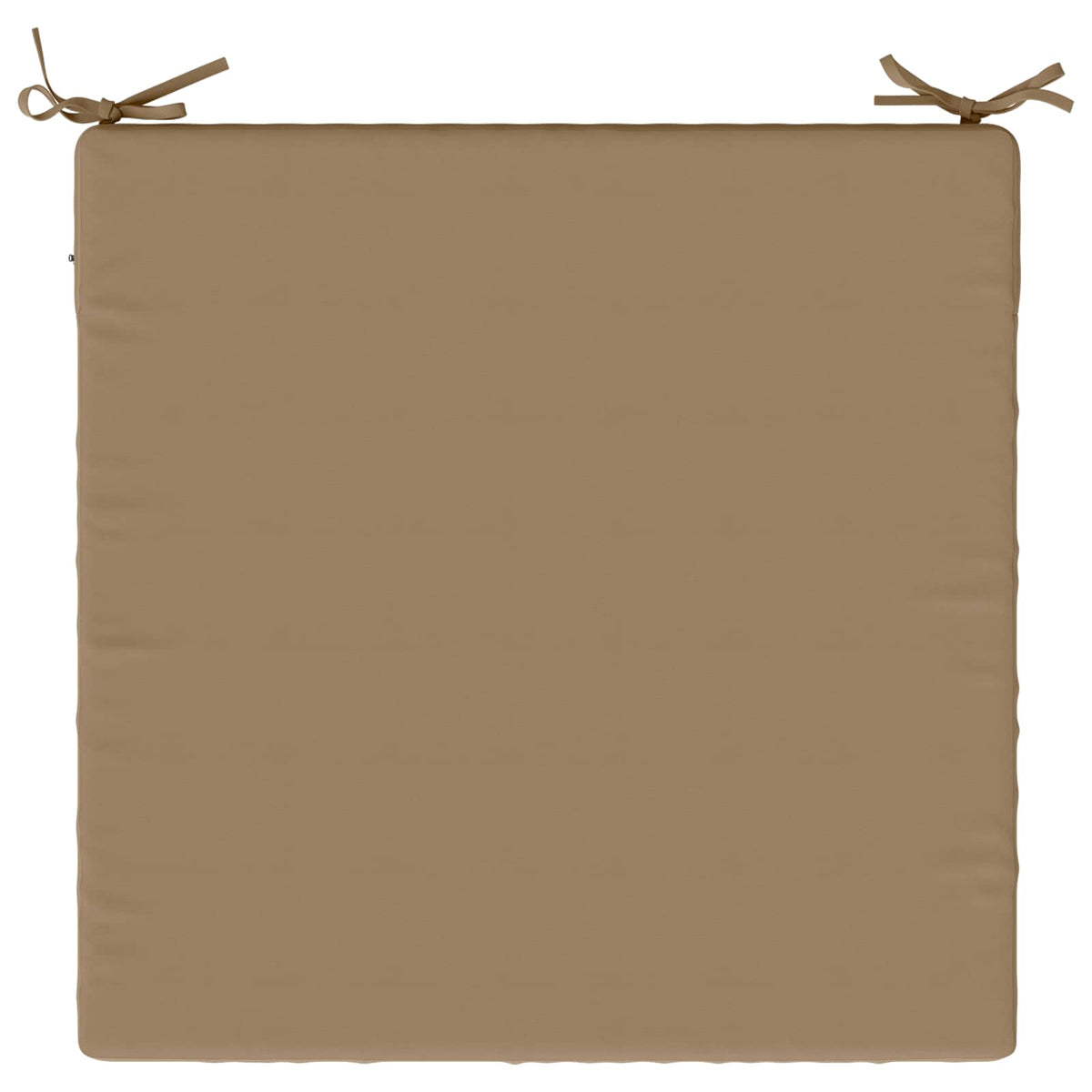 vidaXL 1-Piece Seat Cushion SOEST 100% Polyester Taupe 70 x 70 x 5 cm