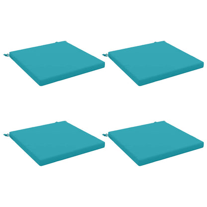 vidaXL 4-Piece Seat Cushions SOEST 4 pcs 100% Polyester Turquoise