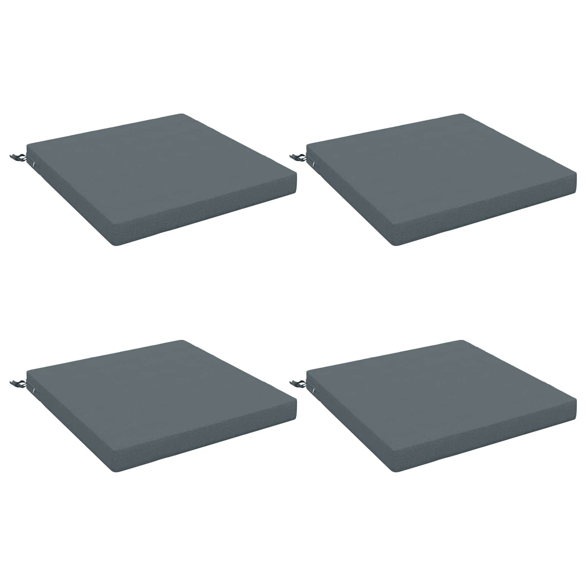 vidaXL 4-Piece Seat Cushions SOEST 4 pcs 100% Polyester Blue