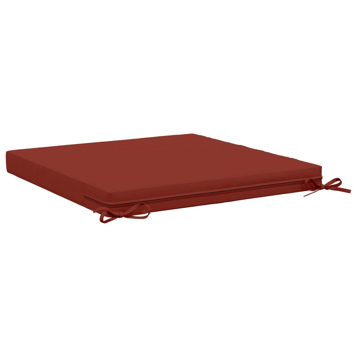 vidaXL 1-Piece Seat Cushion SOEST 100% Polyester Red 70 x 70 x 7 cm
