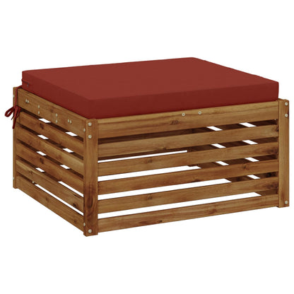 vidaXL 1-Piece Seat Cushion SOEST 100% Polyester Red 70 x 70 x 7 cm