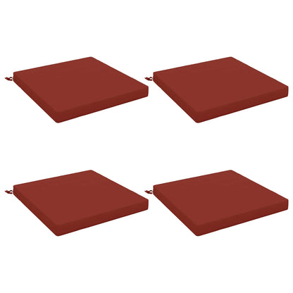 vidaXL 4-Piece Seat Cushions SOEST 4 pcs 100% Polyester Red