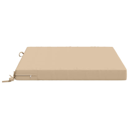 vidaXL 1-Piece Seat Cushion SOEST 100% Polyester Cream 70 x 70 x 7 cm