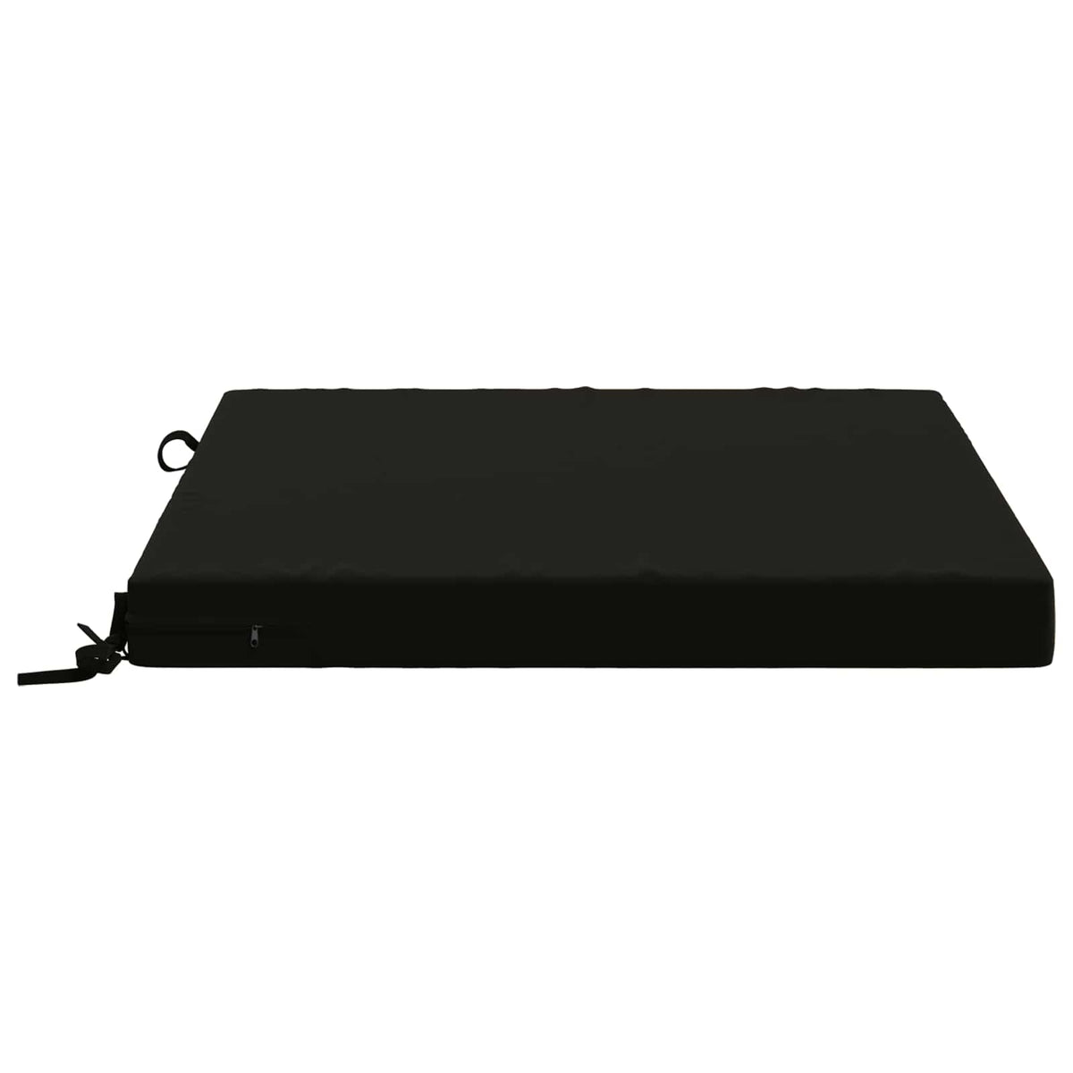 vidaXL 1-Piece Seat Cushion SOEST 100% Polyester Black 70 x 70 x 7 cm