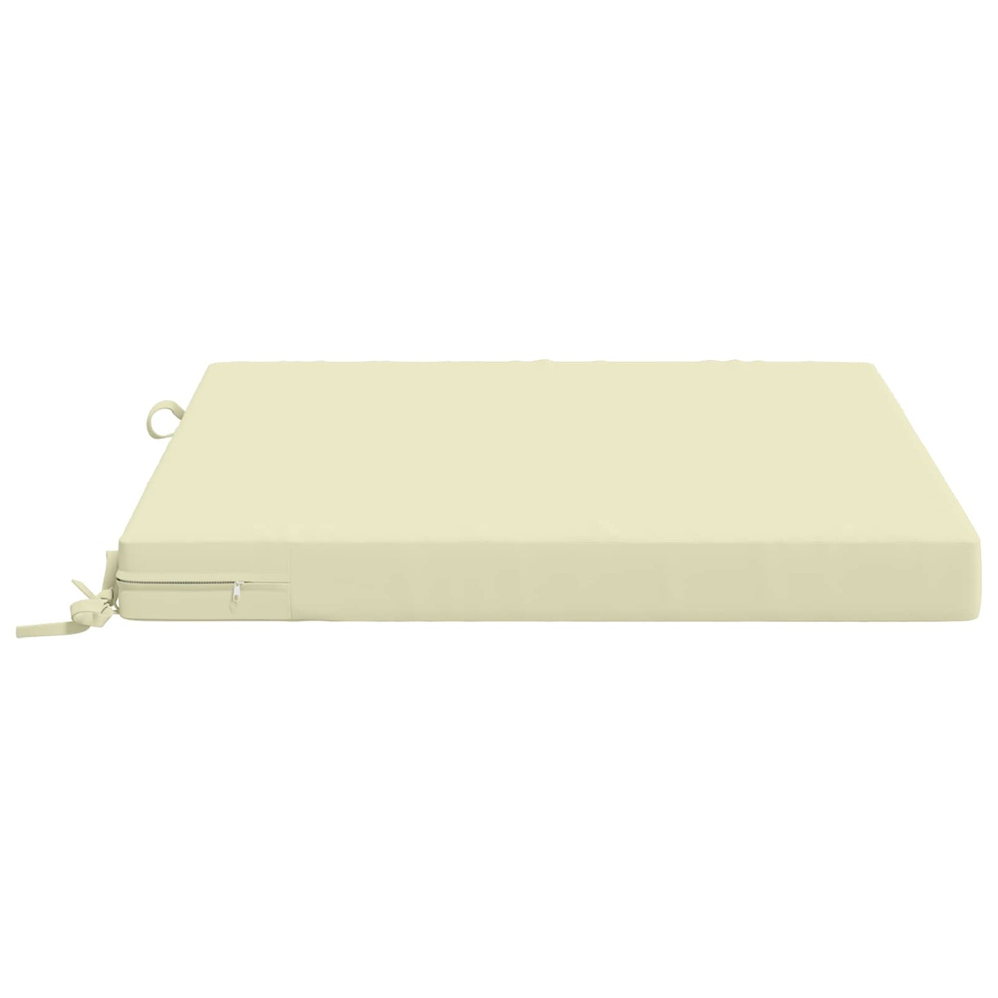 vidaXL 1-Piece Seat Cushion SOEST 100% Polyester Cream 70 x 70 x 7 cm