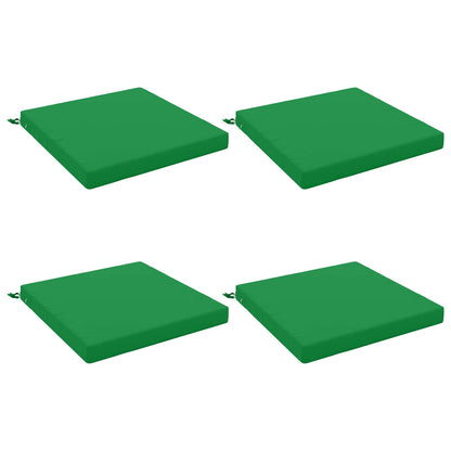vidaXL 4-Piece Seat Cushions SOEST 4 pcs 100% Polyester Green