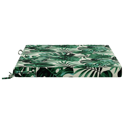 vidaXL 4-Piece Seat Cushions SOEST 4 pcs 100% Polyester Leaf Pattern