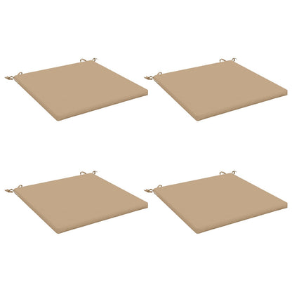 vidaXL 4-Piece Seat Cushions SOEST 4 pcs 100% Polyester Sand