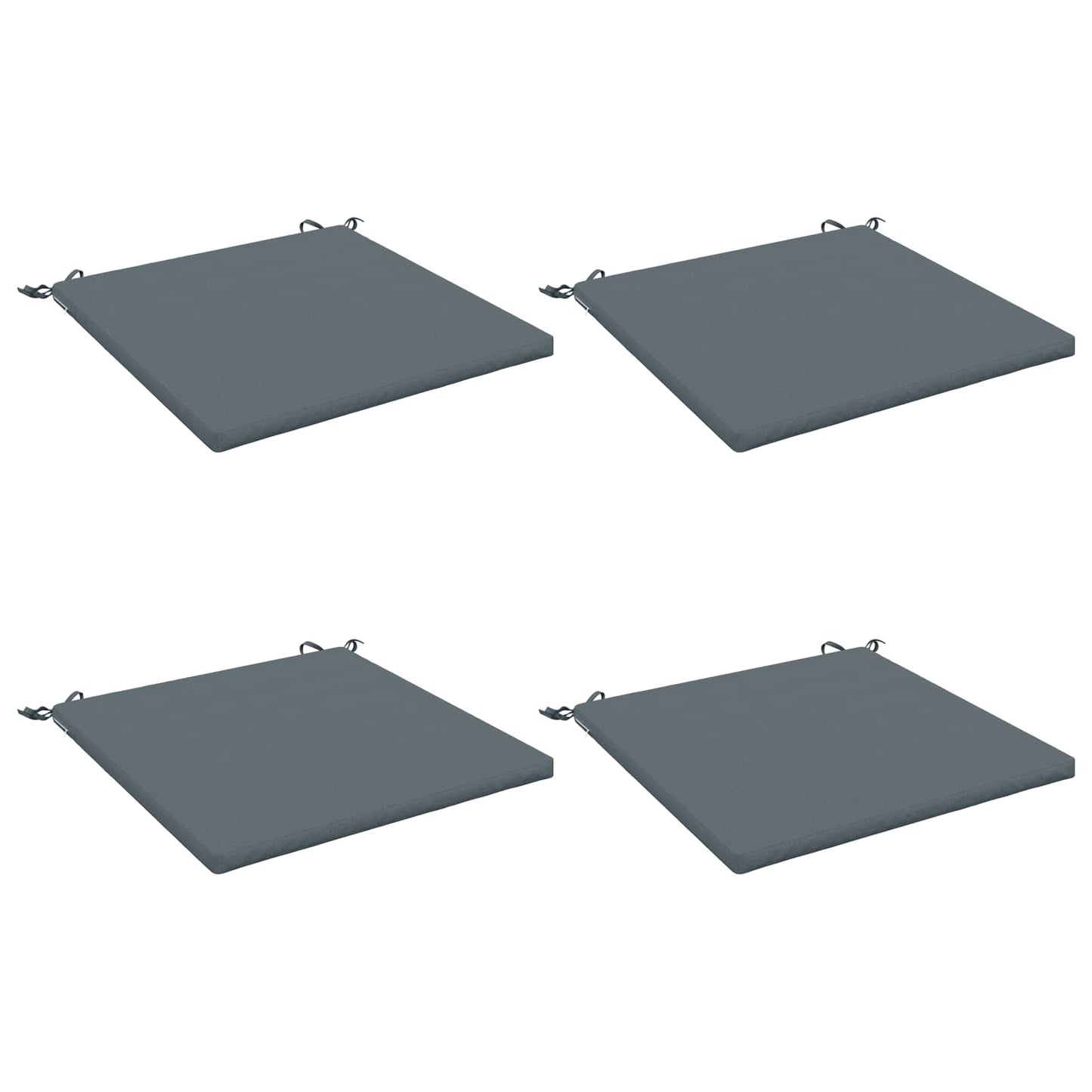 vidaXL 4-Piece Seat Cushions SOEST 4 pcs 100% Polyester Blue