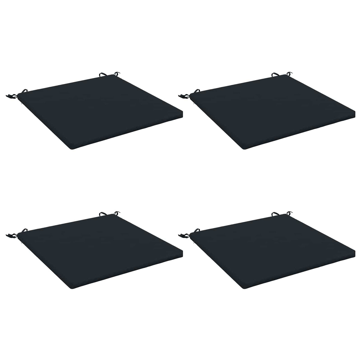 vidaXL 4-Piece Seat Cushions SOEST 4 pcs 100% Polyester Dark Blue