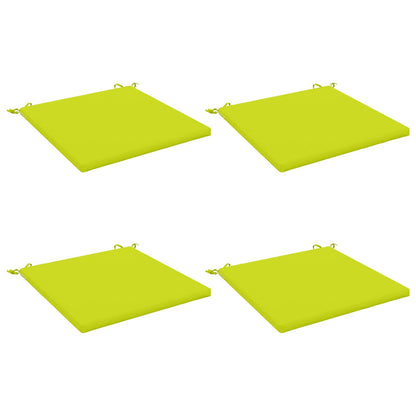vidaXL 4-Piece Seat Cushions SOEST 4 pcs 100% Polyester Bright Green
