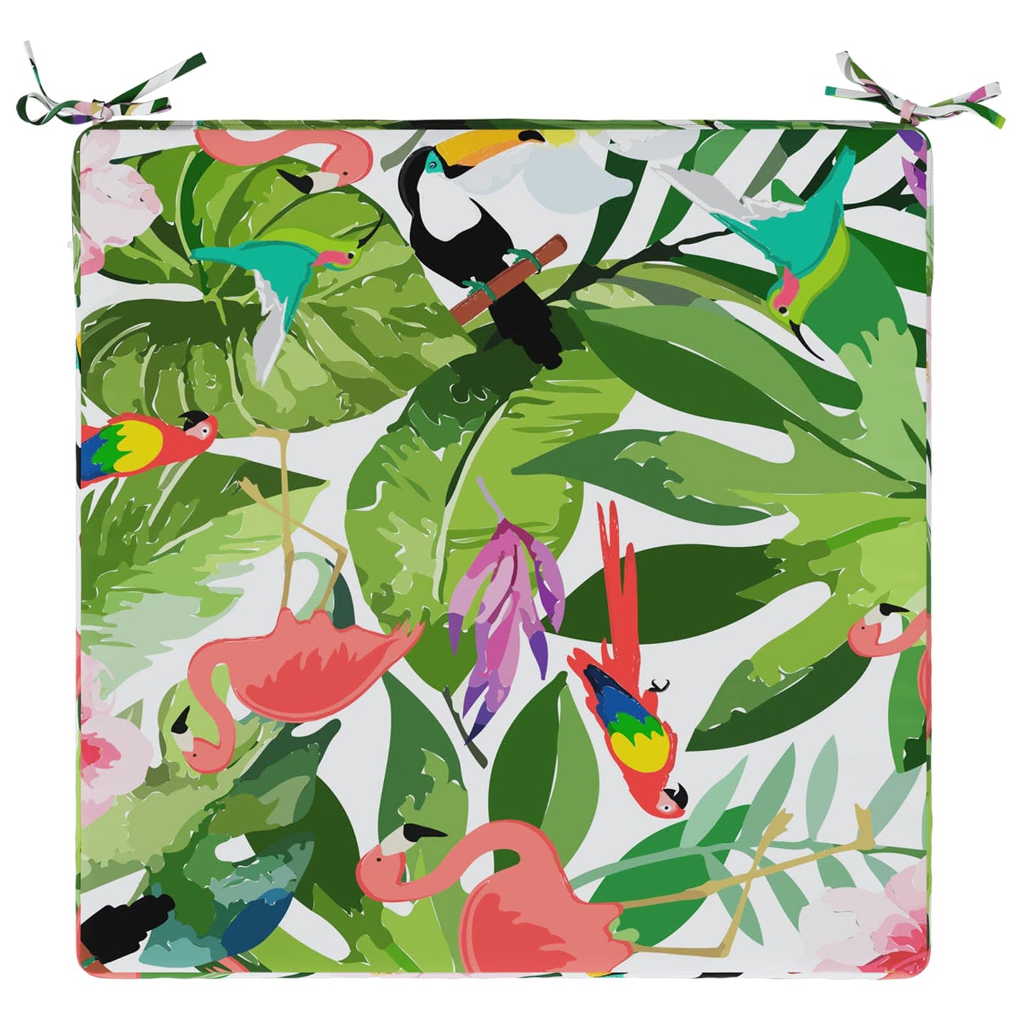 vidaXL 4-Piece Seat Cushions SOEST 4 pcs 100% Polyester Multicolour