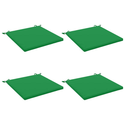 vidaXL 4-Piece Seat Cushions SOEST 4 pcs 100% Polyester Green