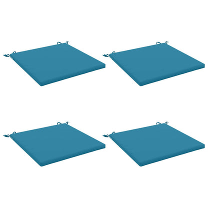 vidaXL 4-Piece Seat Cushions SOEST 4 pcs 100% Polyester Light Blue