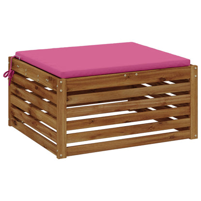 vidaXL 1-Piece Seat Cushion SOEST 100% Polyester Pink 80 x 80 x 3 cm