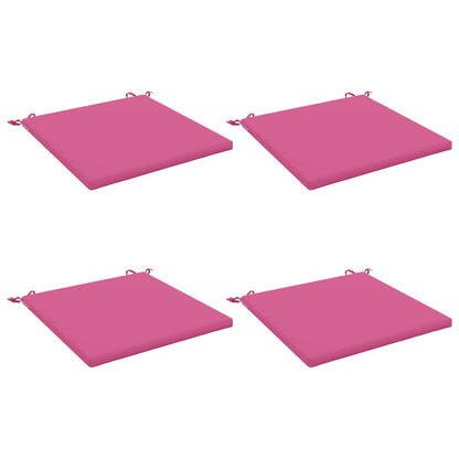 vidaXL 4-Piece Seat Cushions SOEST 4 pcs 100% Polyester Pink