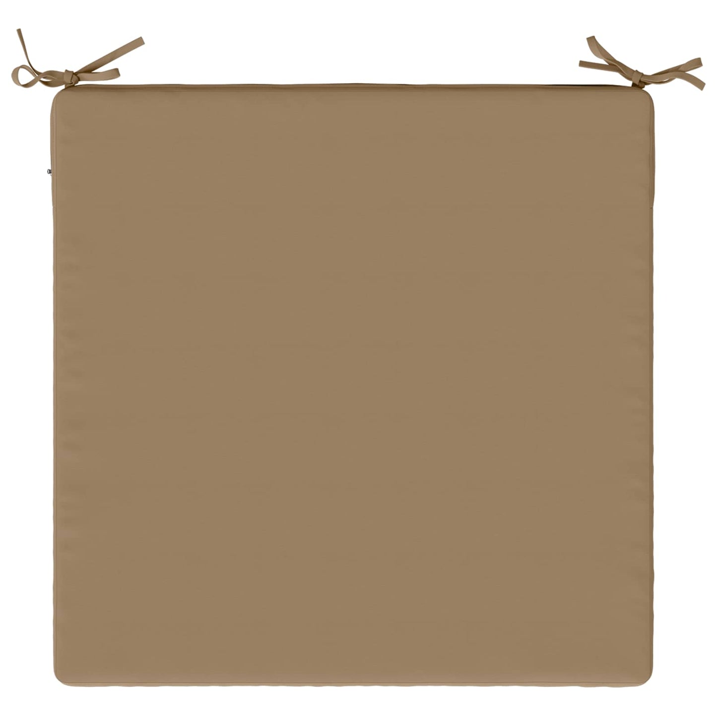 vidaXL 1-Piece Seat Cushion SOEST 100% Polyester Taupe 80 x 80 x 3 cm