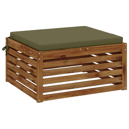 vidaXL 1-Piece Seat Cushion SOEST 100% Polyester Olive Green