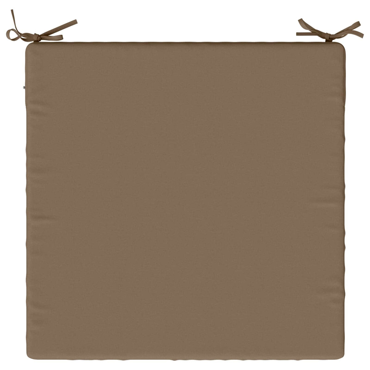vidaXL 1-Piece Seat Cushion SOEST 100% Polyester Taupe 80 x 80 x 5 cm