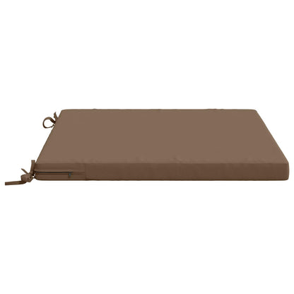 vidaXL 4-Piece Seat Cushions SOEST 4 pcs 100% Polyester Taupe