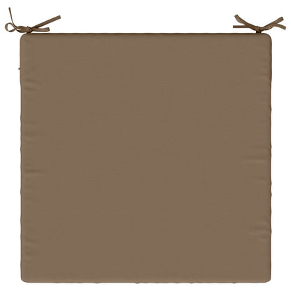 vidaXL 4-Piece Seat Cushions SOEST 4 pcs 100% Polyester Taupe