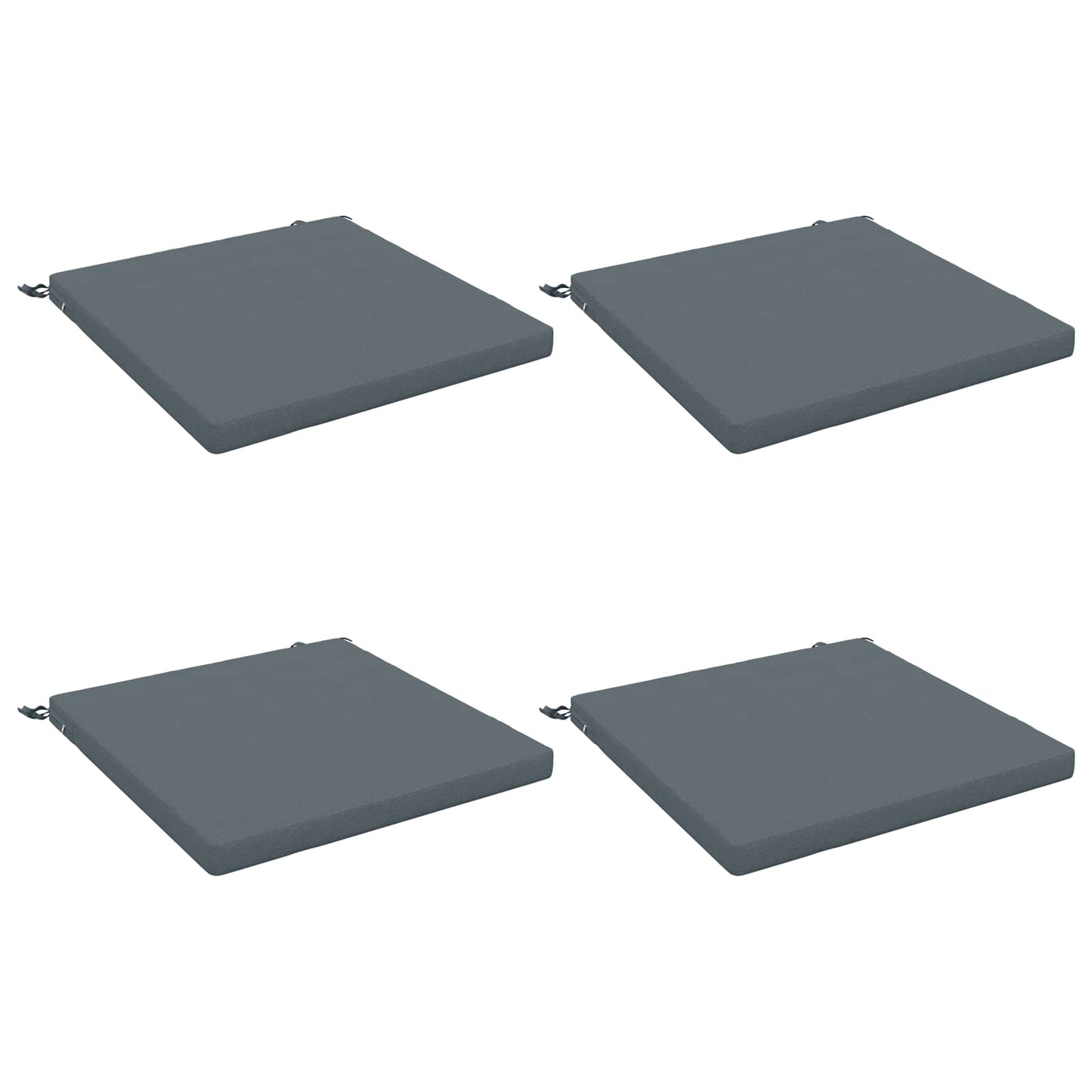 vidaXL 4-Piece Seat Cushions SOEST 4 pcs 100% Polyester Blue