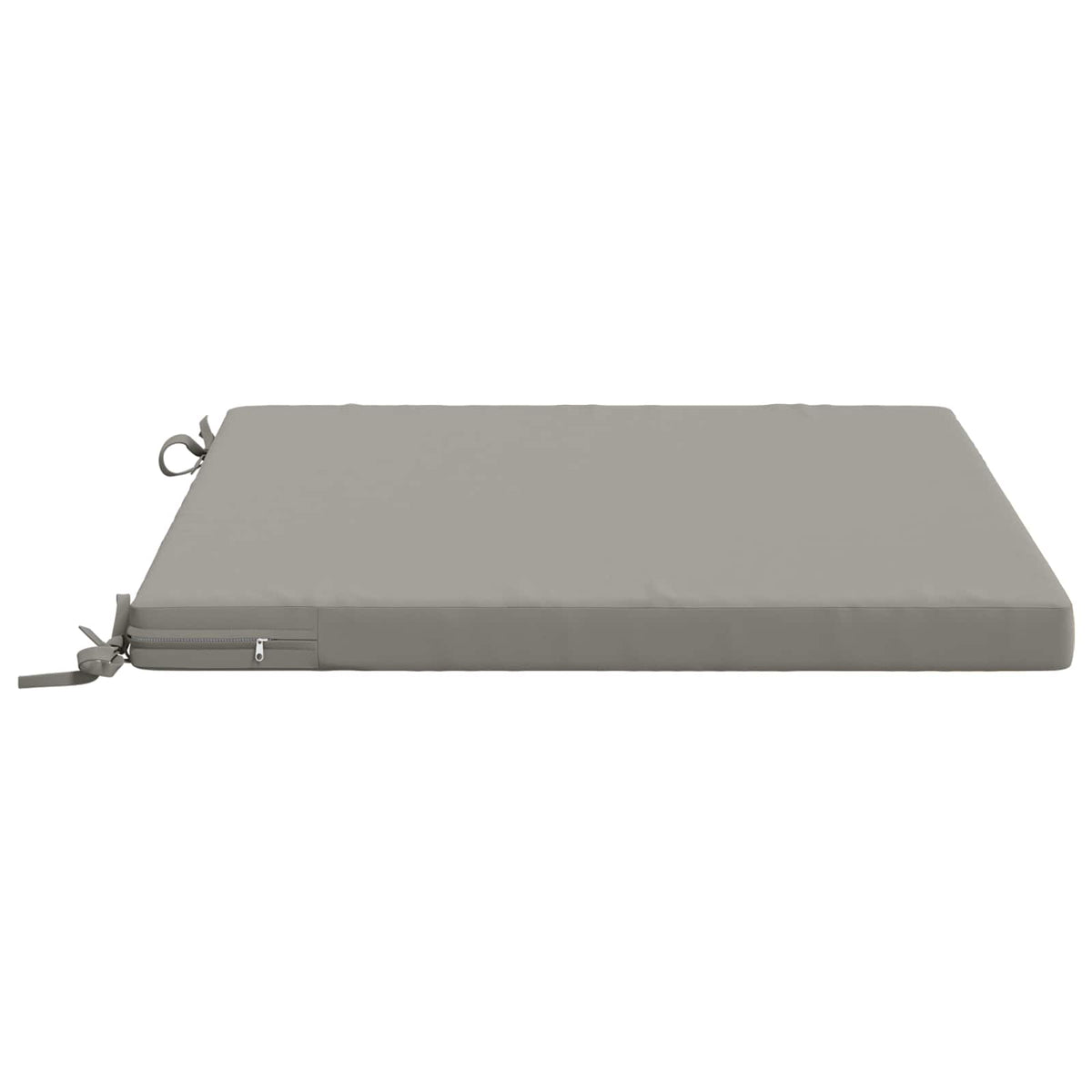vidaXL 1-Piece Seat Cushion SOEST 100% Polyester Grey 80 x 80 x 5 cm