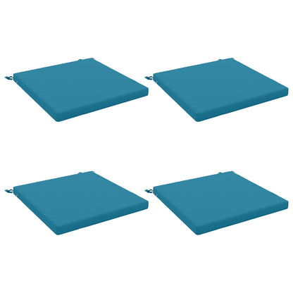 vidaXL 4-Piece Seat Cushions SOEST 4 pcs 100% Polyester Light Blue