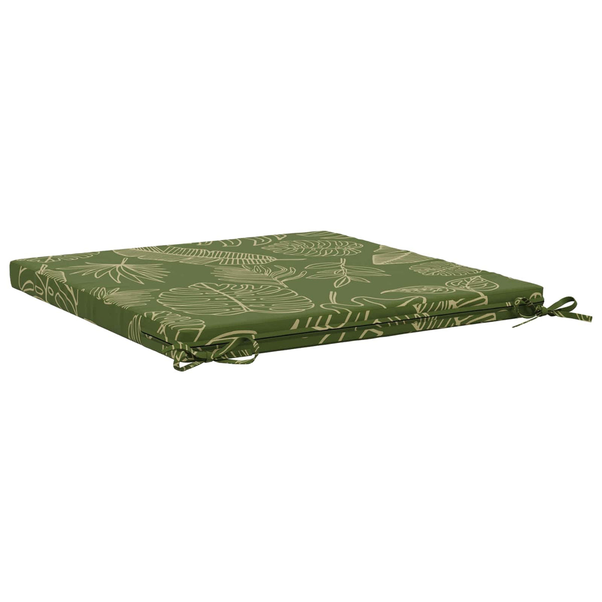 vidaXL 1-Piece Seat Cushion SOEST 100% Polyester Leaf Design