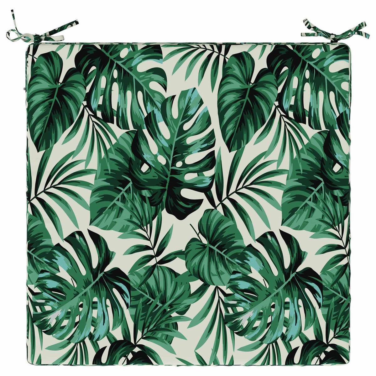 vidaXL 1-Piece Seat Cushion SOEST 100% Polyester Leaf Pattern