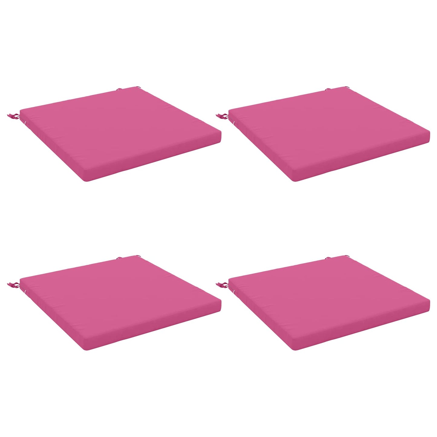 vidaXL 4-Piece Seat Cushions SOEST 4 pcs 100% Polyester Pink