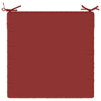 vidaXL 4-Piece Seat Cushions SOEST 4 pcs 100% Polyester Wine Red